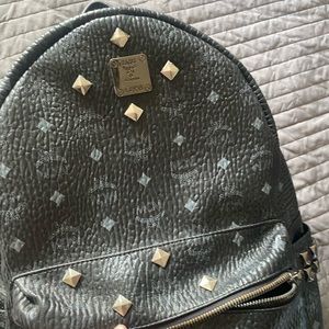 Customized mcm backpacks studs